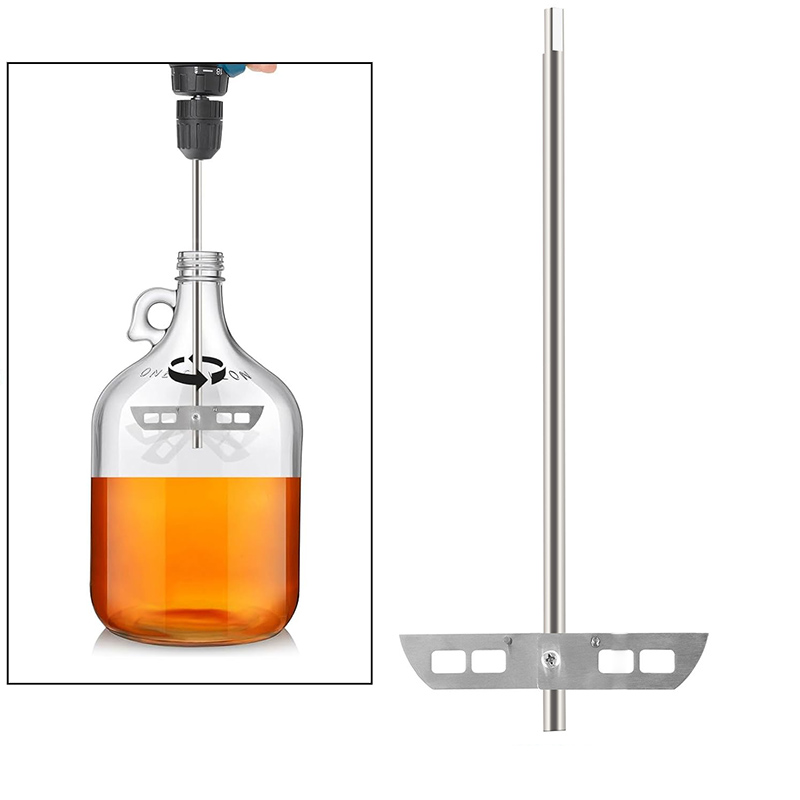 Wine Beer Mix - Varilla agitadora de acero inoxidable, agitador