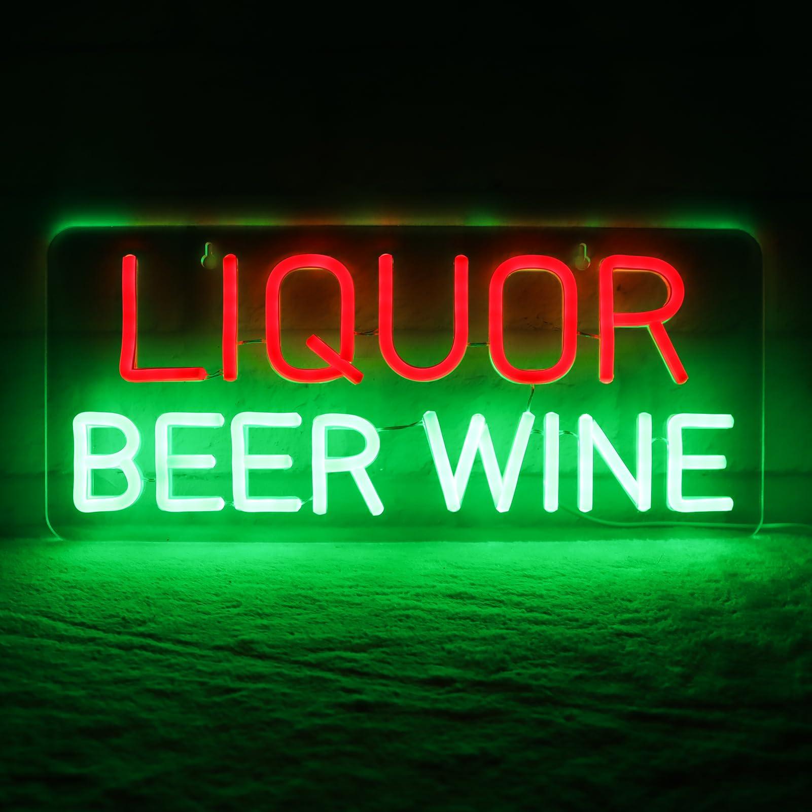 Wine Beer Store - Letreros de Neón de Licor, Cerveza