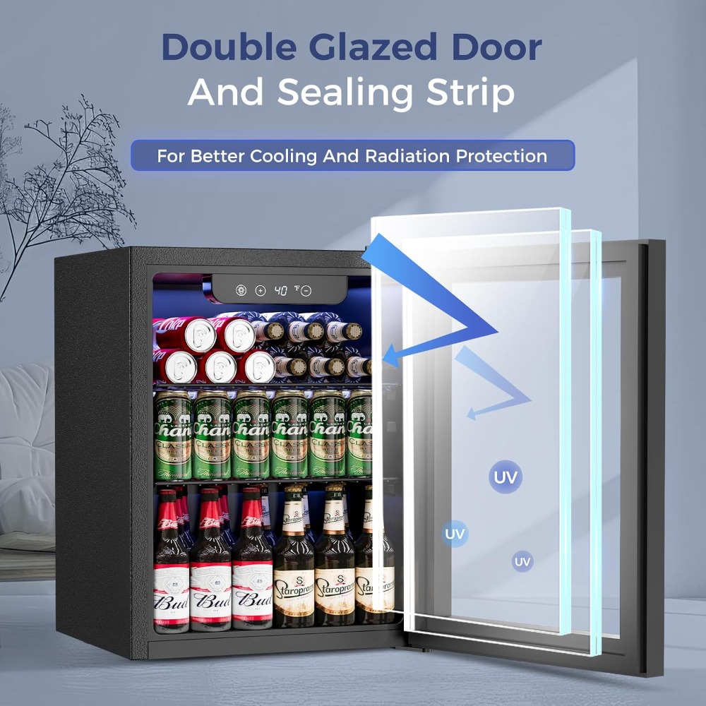 Wine Beer Fridge Small - Mini Refrigerador para Bebidas de 1.7
