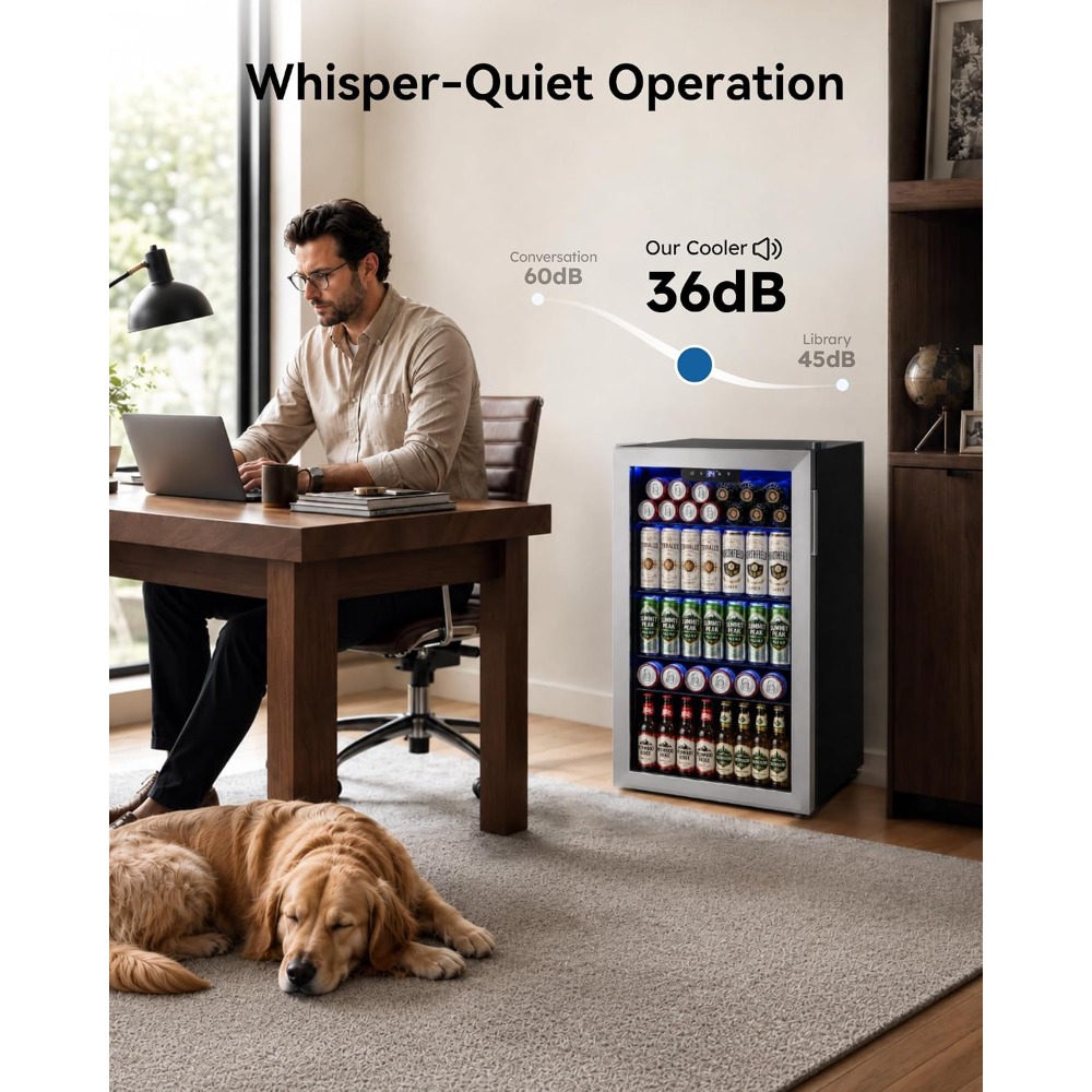 Wine Beer Fridge Small - Mini Refrigerador para Bebidas de 126