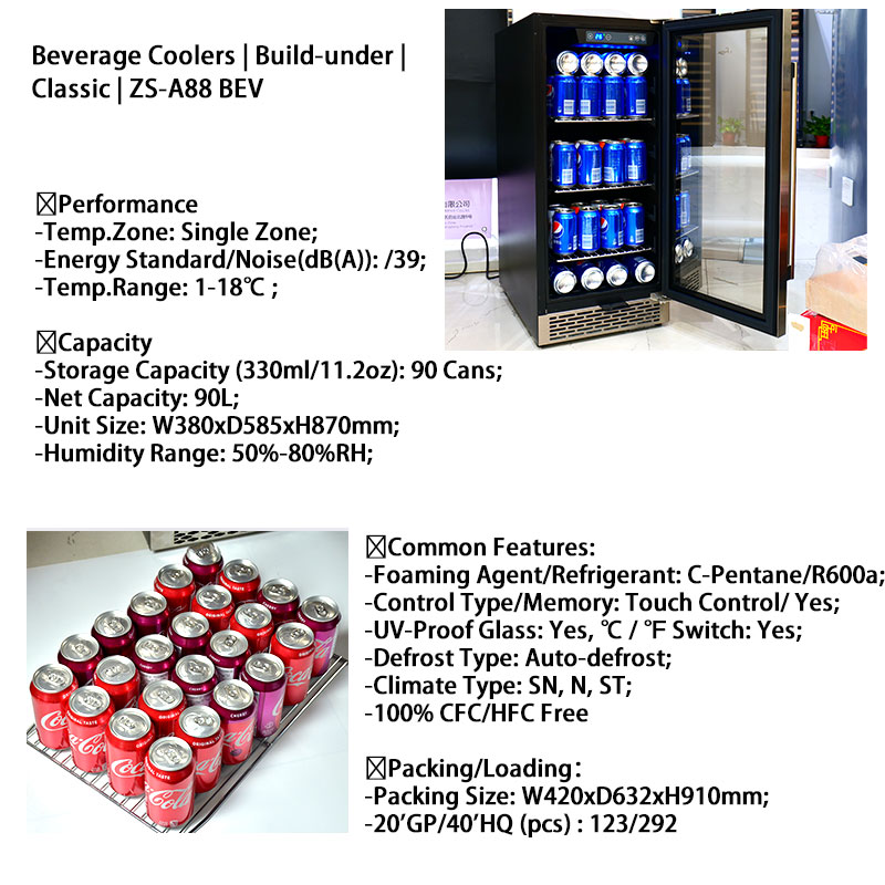 Refrigerador de bebidas pequeñ - Wine Beer Fridge Small reseña y precio