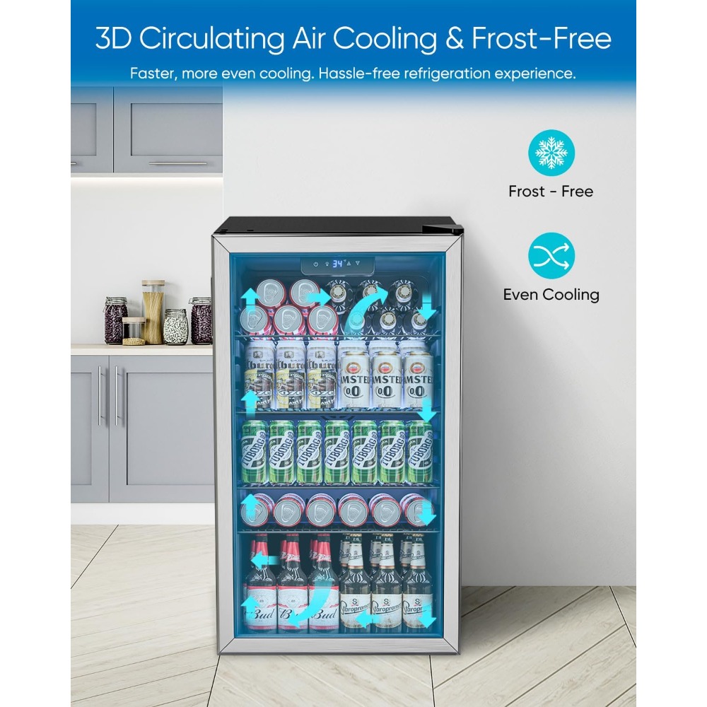 Refrigerador para Bebidas - Mi - Wine Beer Fridge Small reseña y precio
