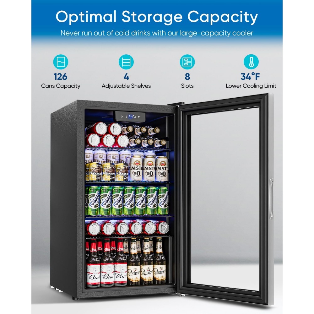 Refrigerador para Bebidas - Mi - Wine Beer Fridge Small reseña y precio