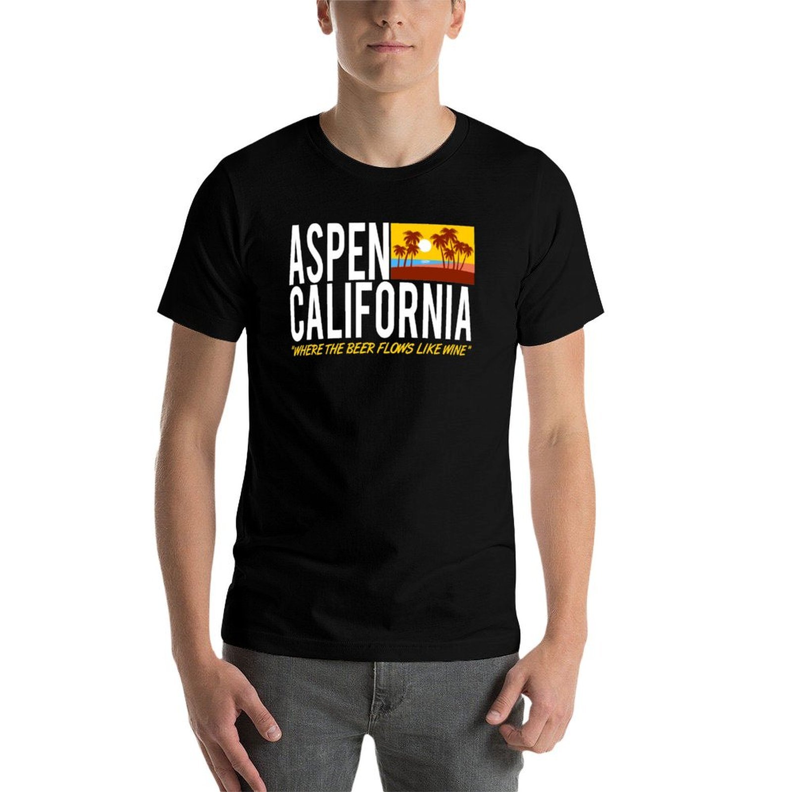 Camiseta Aspen California - Wh - Wine Like Beer reseña y precio