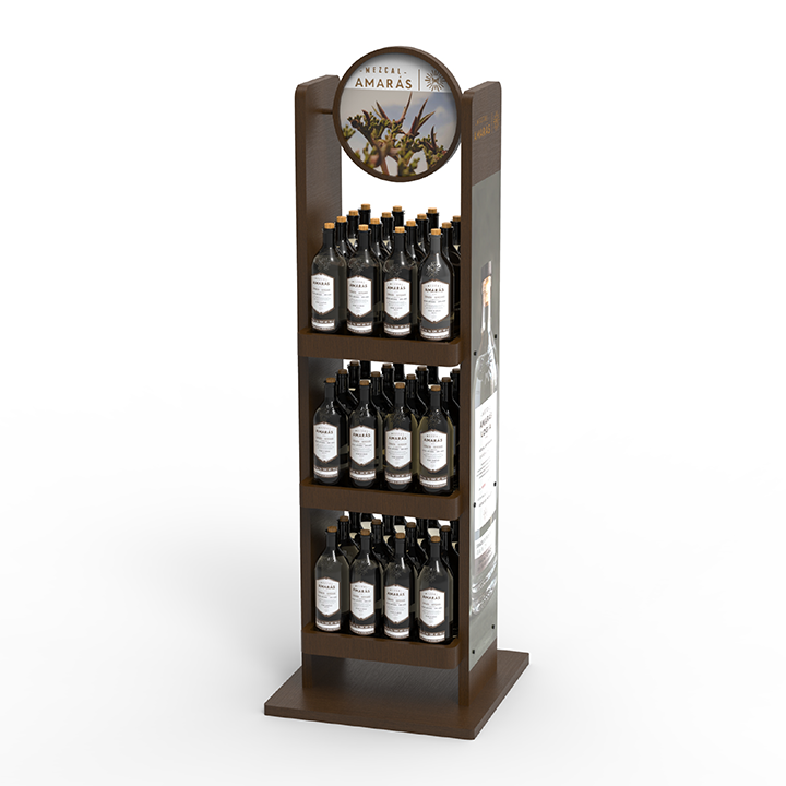 Estante de madera personalizad - Wine Beer Store reseña y precio