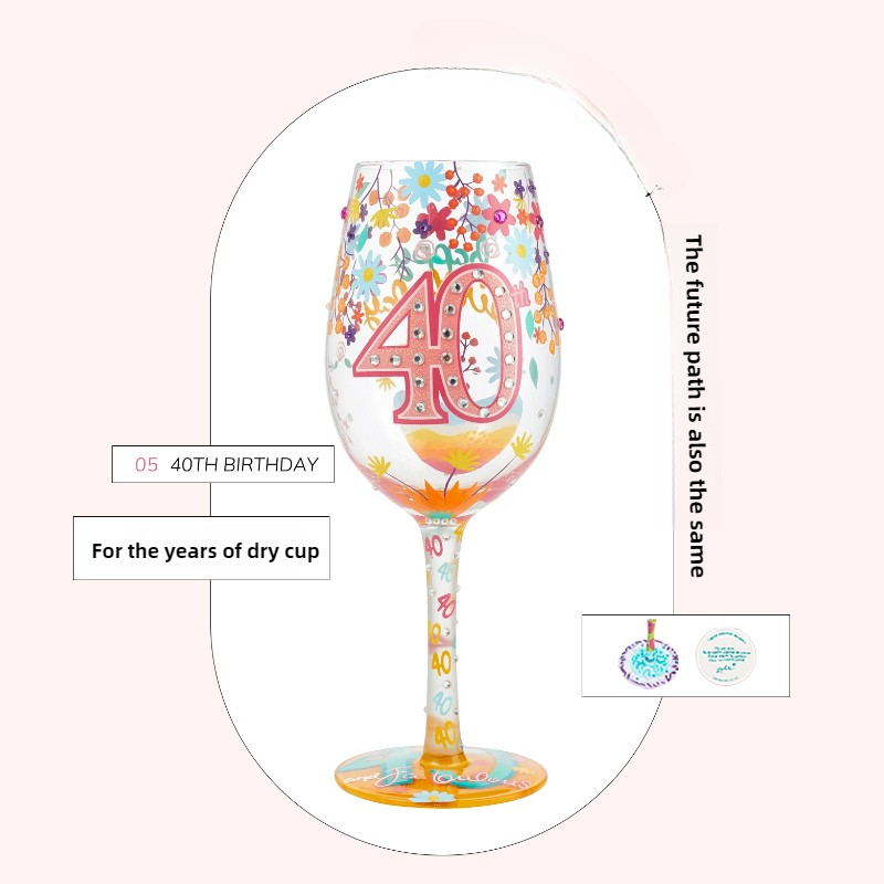 Copa de vino con estampado nav - Wine Beer Festival reseña y precio