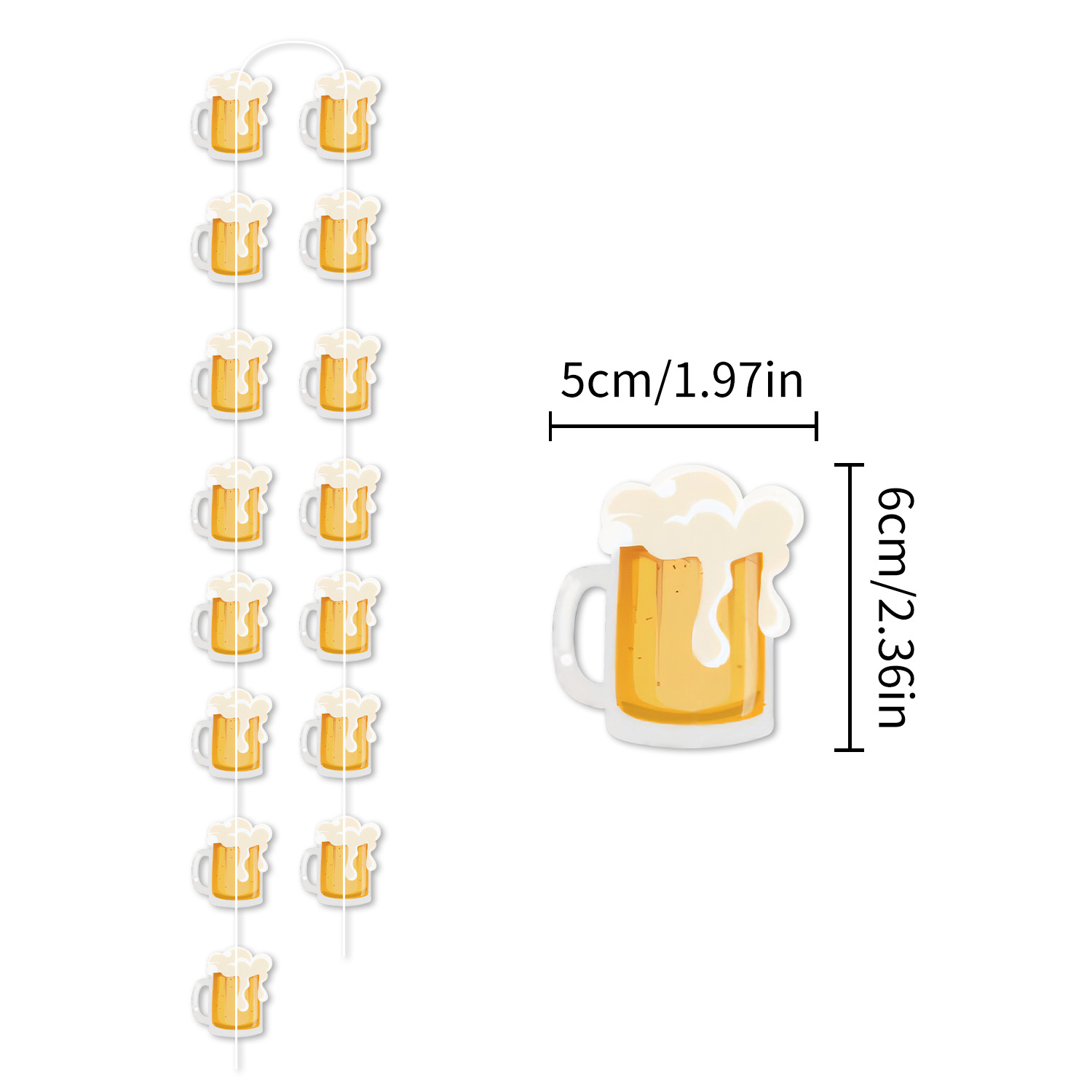 Guirnalda Colgante de Botellas - Wine Beer Festival reseña y precio