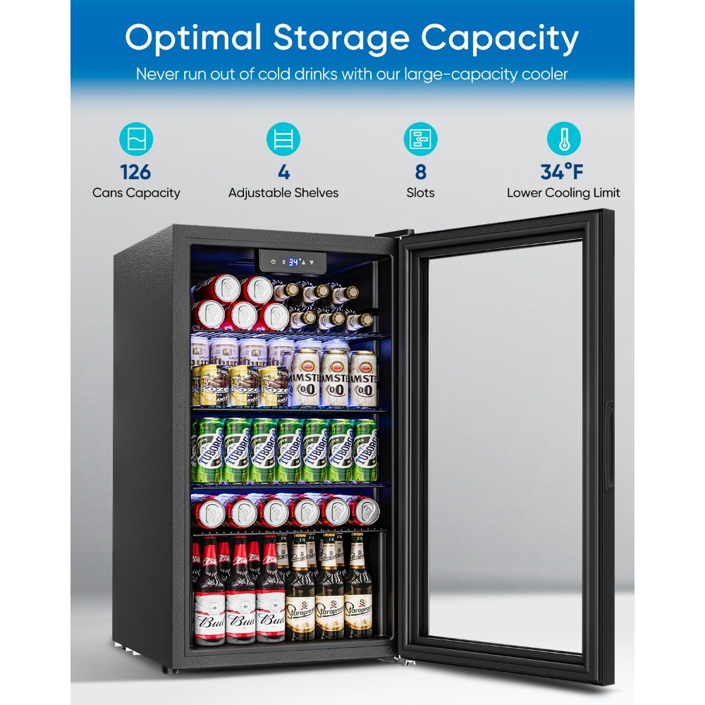 Mini Refrigerador para Bebidas - Wine Beer Fridge Small reseña y precio