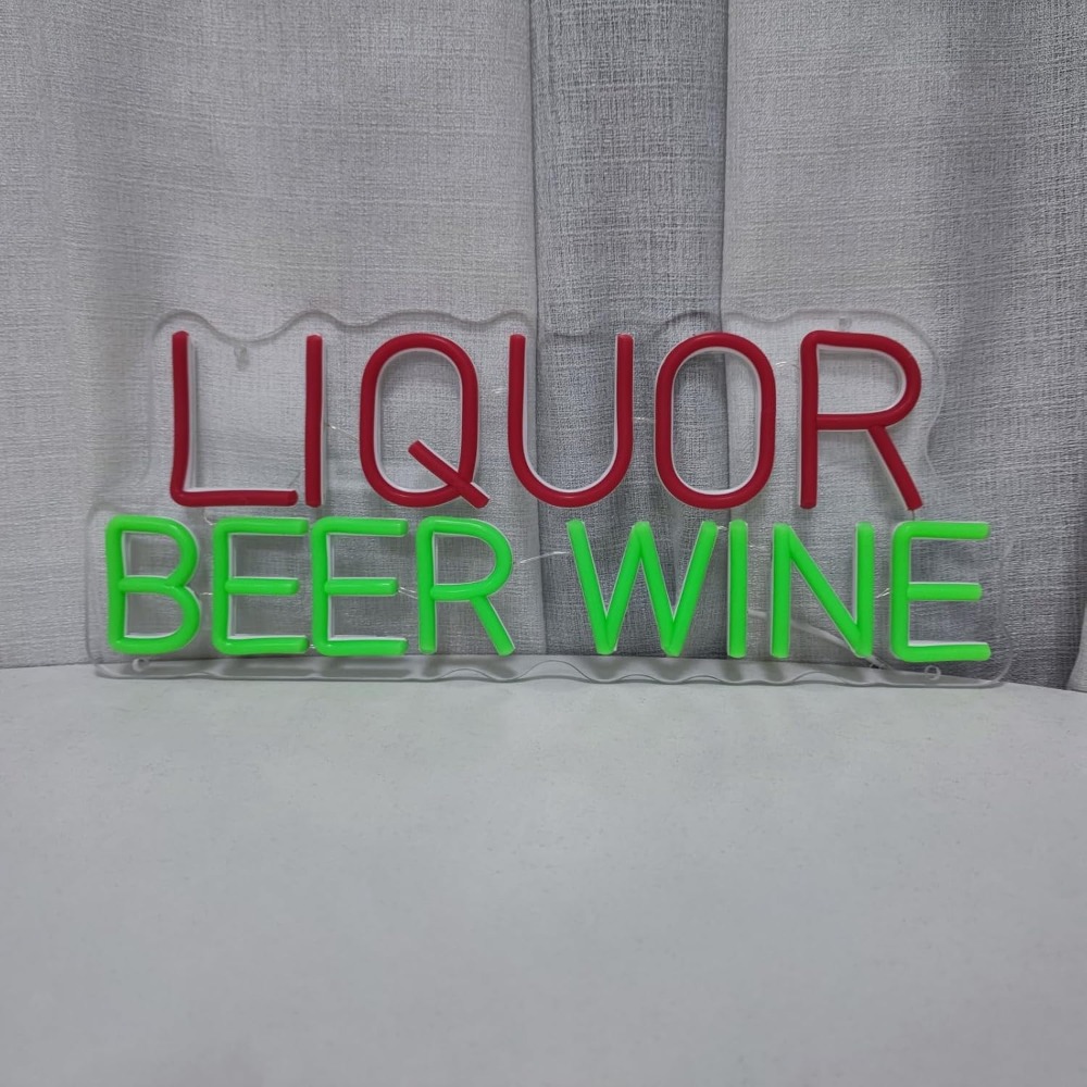 Letrero LED de Neón para Licor - Wine Beer Store reseña y precio