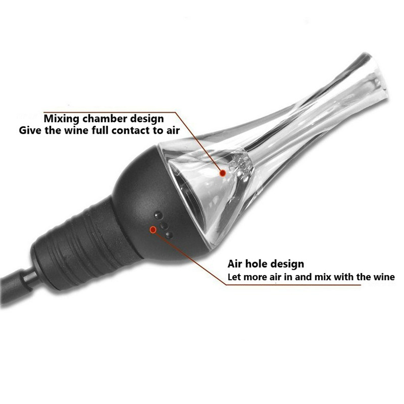 Decantador de vino mágico, air - Wine Aerator Pour reseña y precio
