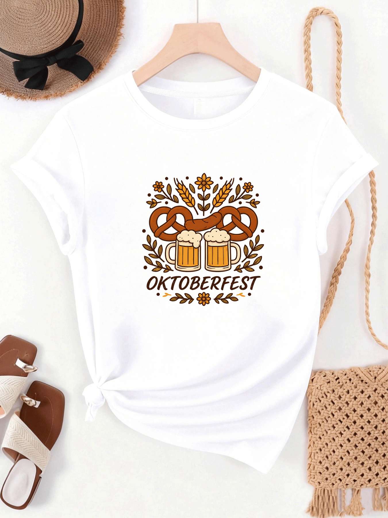 【MYJ062633】Camiseta para mujer - Wine Beer Festival reseña y precio