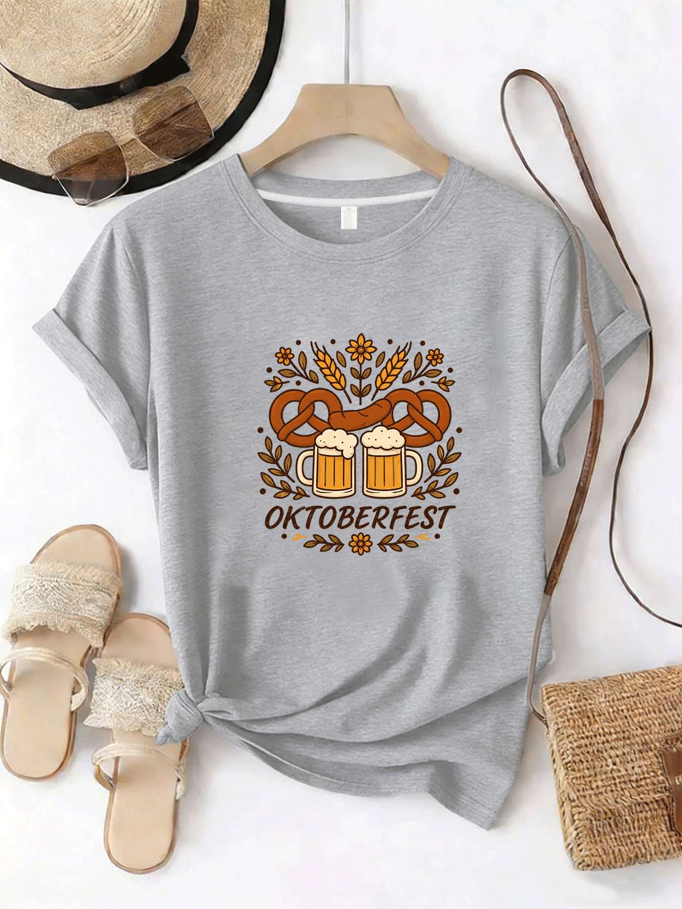 【MYJ062633】Camiseta para mujer - Wine Beer Festival reseña y precio