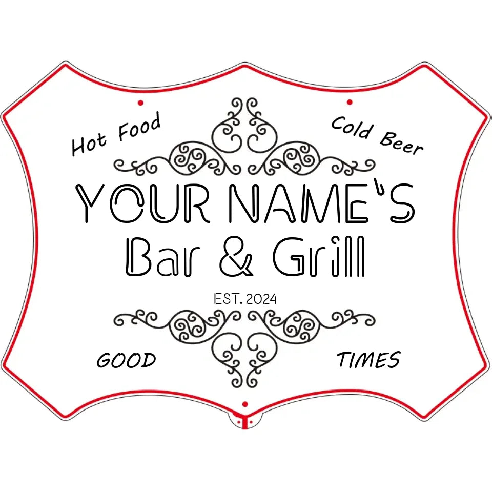 Personalizado tu nombre Bar &  - Wine Beer Name reseña y precio