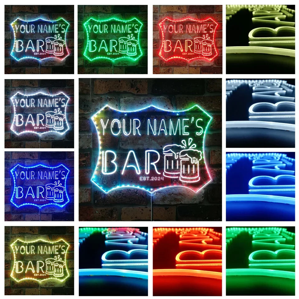 Personalizado tu nombre Bar &  - Wine Beer Name reseña y precio