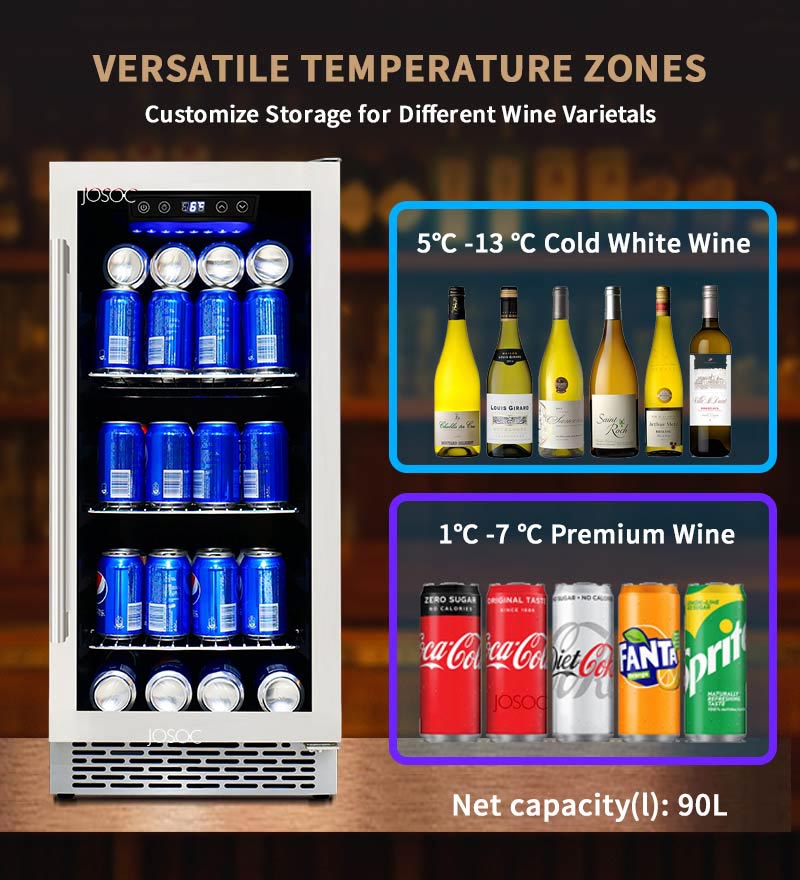 Refrigerador de bebidas pequeñ - Wine Beer Fridge Small reseña y precio