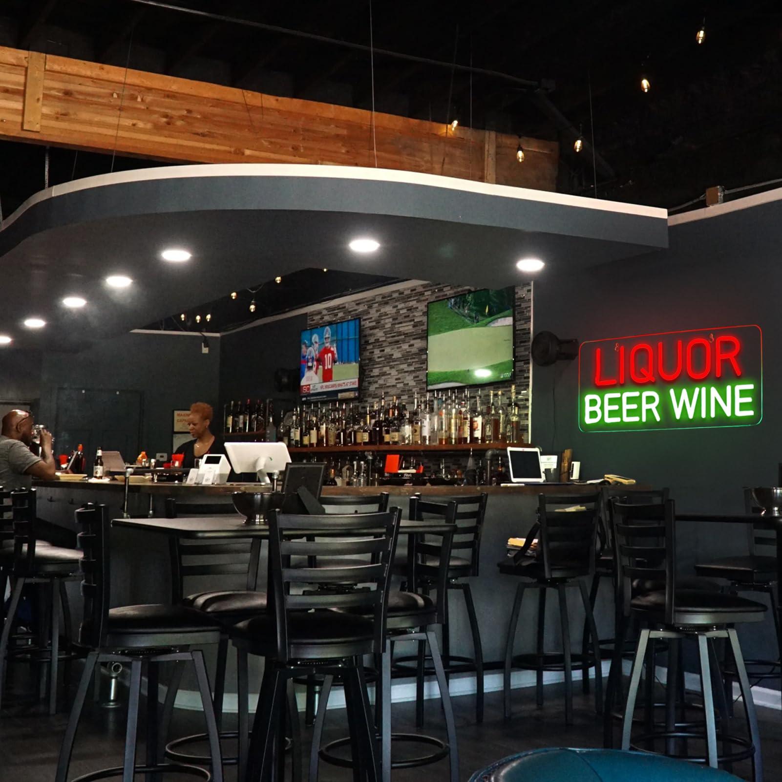Letreros de Neón de Licor, Cer - Wine Beer Store reseña y precio