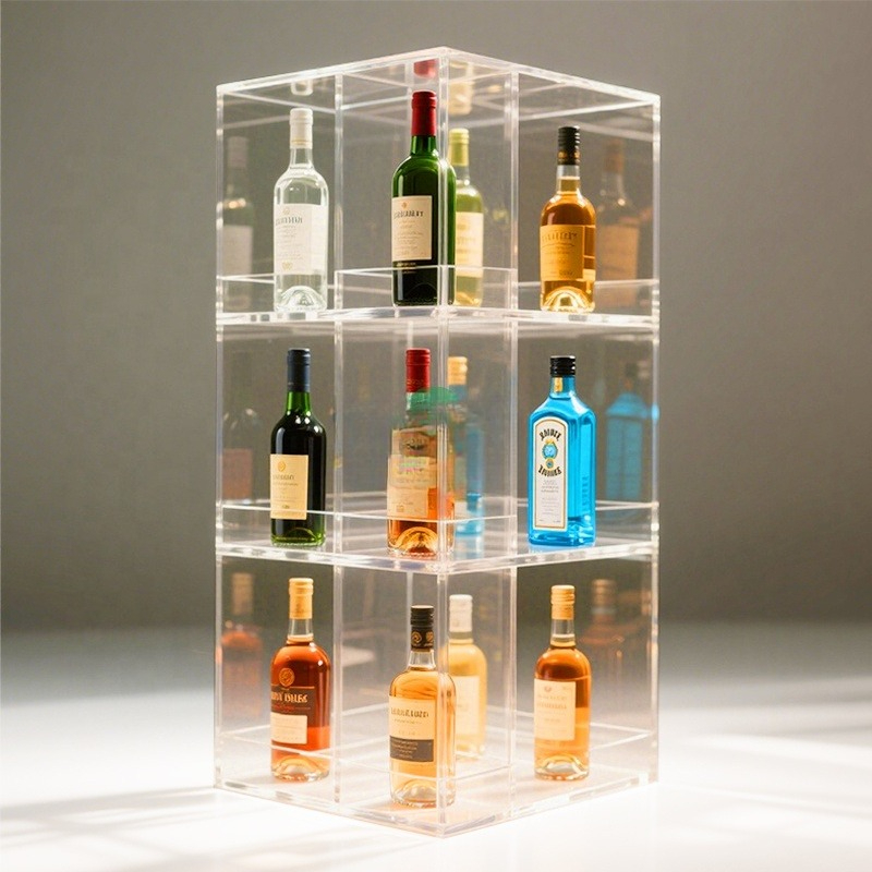 Exhibidor Acrílico de 3 Nivele - Wine Beer Store reseña y precio