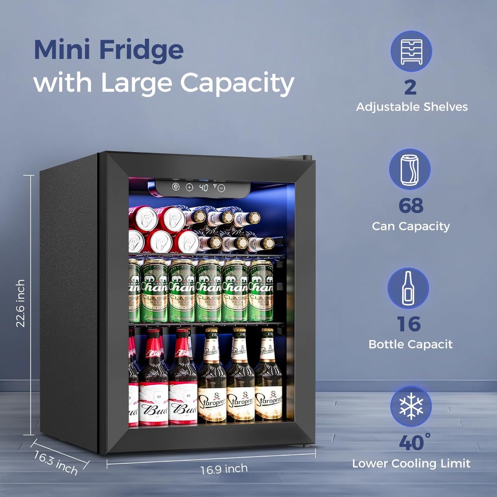 Mini Refrigerador para Bebidas - Wine Beer Fridge Small reseña y precio