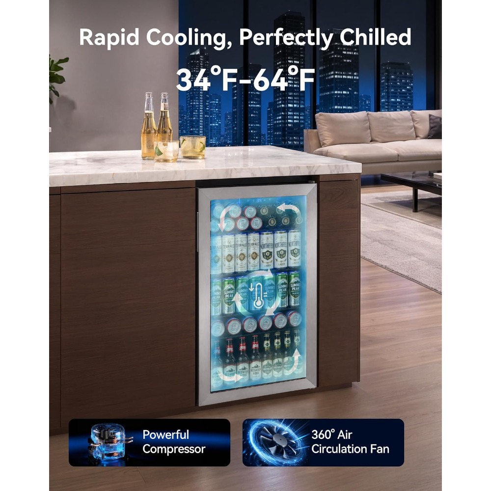 Mini Refrigerador para Bebidas - Wine Beer Fridge Small reseña y precio